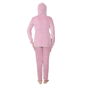 Trajes Deportivos de Terciopelo para Mujer, Ropa de Calle de Invierno Personalizable OEM, 100% Algodón, Transpirable, Ligero, Colores y Logotipo Personalizados, Venta al Por Mayor - Product Image 2