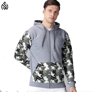 Streetwear personnalisé sweat à capuche avec fermeture éclair French Terry plaine poids lourd coton fermeture éclair vierge surdimensionné cordes à capuche hommes - Product Image 1