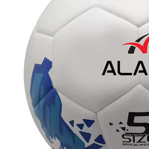 Alaay 2025 Professional Custom Soccer Ball Machine Customizable stitched <b>Leather</b> <b>Football</b> of Sizes 5/4/3 PVC Foam - Product Image 5