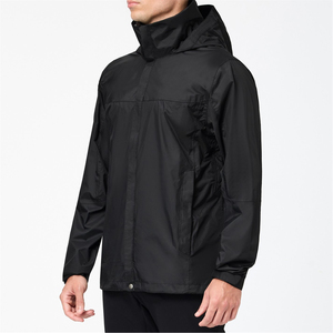 Custom Men Waterproof Windbreaker <b>Jacket</b> Lightweight Hooded Outdoor Sport Windproof Raincoat Wholesale Breathable <b>Running</b> Coat - Product Image 3