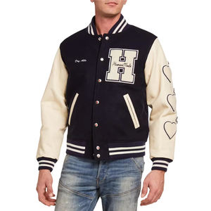 เสื้อแจ็กเก็ตผ้ากำมะหยี่ขนยาวมีปกหนังยาวทำจากวัสดุมีน้ำหนักไม่แข็งออกแบบได้ตามต้องการ - Product Image 1