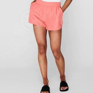 Newest Summer Private Label Gym <b>Shorts</b> <b>Women</b> Fleece Cotton Sweat <b>Shorts</b> <b>Women</b> Casual <b>Shorts</b> With Side Mobile Pocket - Product Image 2