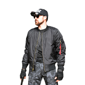 2025 High Quality Unisex Custom Logo Winter Stand Collar Baseball <b>Flight</b> <b>Jacket</b> Plus Size Bomber MA1 Fully Customized - Product Image 1