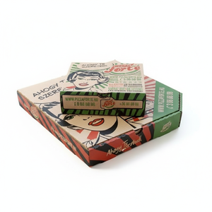 Oil Resistant Eco-Friendly Kraft Paper <b>Pizza</b> <b>Box</b> Microwave Safe Corrugated Food Packaging for Hot & Cheesy <b>Pizzas</b> - Product Image 4