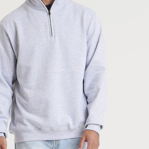 Personnalisé prix de gros hommes 100% coton demi fermeture éclair haut hiver sweat-shirt tricoté conception personnalisée solide numérique pour coloré - Product Image 6