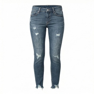 Pantalones Vaqueros de Invierno para Mujer, Corte Recto, 100% Algodón, Transpirables, de Secado Rápido, Personalizables, de Alta Calidad, Nueva Colección, Superventas - Product Image 1