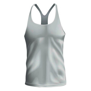 Haute qualité Fitness musculation Gym formation débardeurs en gros hommes Singlet décontracté côtelé coton élastique tricoté gilet - Product Image 1