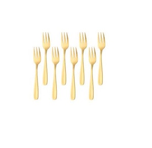 Ensemble de fourchettes en laiton de taille moyenne Look simple pour la table à manger Fourchette en laiton et couverts de meilleure conception Fourchette en laiton unique - Product Image 3