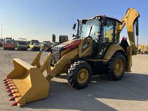 Entraînement de roue disponible légèrement utilisé du chargeur 4x4 de pelle rétro de CAT 428F à vendre - Product Image 5