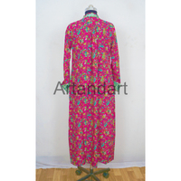 Robe longue en soie tissée style bohème à col en V, coupe trapèze, imprimé cachemire, ajustement régulier, manches courtes, douce et naturelle, décontractée pour l'été