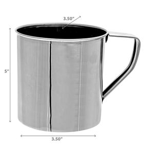 แก้วกาแฟสแตนเลสเบียร์ดื่มค็อกเทลเครื่องดื่มกาแฟและแก้วชาโฮมออฟฟิศห้องครัวร้านอาหารตกแต่งโต๊ะ - Product Image 3