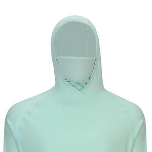 Prix usine OEM impression séchage rapide Polyester pêche à capuche hommes élégant Sublimation imprimé chasse pêche à capuche - Product Image 6