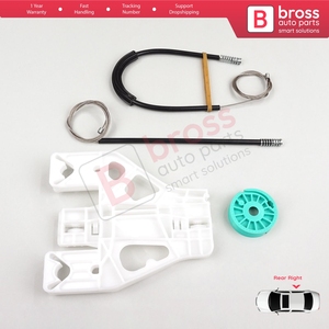 Juego de Reparación de Elevalunas Eléctrico Trasero Derecho BWR871 para A4 S4 B8 8K 8KH 8K5 8K2 2008-2015 4/5 Puertas 8K0839462 - Product Image 2