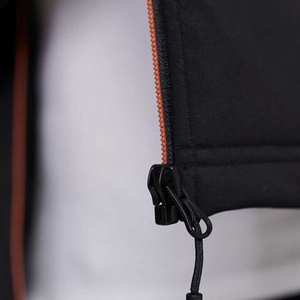 2026 fermeture éclair complète imprimé Logo hommes toile Softshell veste avec col montant couleurs personnalisées fabricant OEM sport coupe-vent - Product Image 6