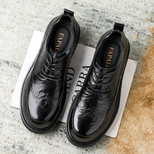 รองเท้าหนังธุรกิจผู้ชายคุณภาพสูงรุ่นใหม่ปี 2025 หนังวัวคุณภาพสูงและสไตล์สำหรับผู้ชาย - Product Image 4