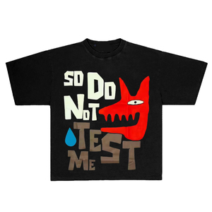 T-shirt décontracté pour homme à manches courtes en coton lourd surdimensionné 250 g/m² Impression sérigraphique personnalisée aux États-Unis - Product Image 1