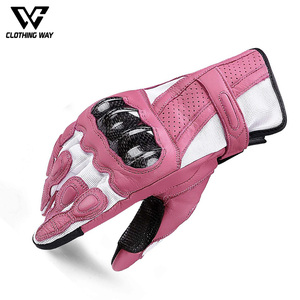 Gants de moto à doigts complets, écran tactile, confortables, antidérapants, respirants, imperméables, coupe-vent, cuir de vache personnalisé, boucle à crochets - Product Image 6