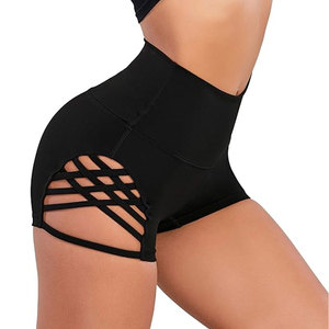 Venta caliente Mujeres Entrenamiento Yoga Shorts Sexy Retro Dolphin Shorts Scrunch Booty Gym Hot Pants - Product Image 1