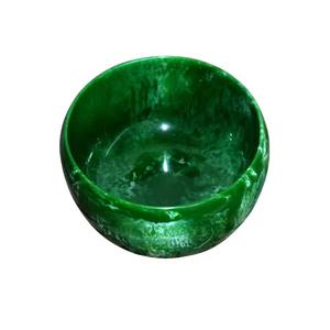 Bols en résine époxy courbés à la main de SCI avec bol de service élégant Bol de service à bonbons Vaisselle de haute finition Bol à salade personnalisé - Product Image 3