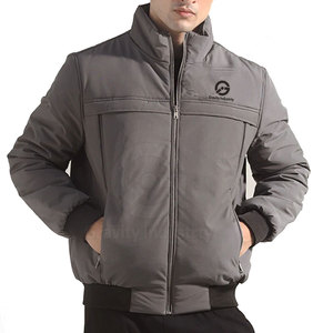 Blouson d'hiver décontracté surdimensionné pour homme, col montant, logo frontal, nylon/polyester respirant, écologique, haute qualité, 2026 - Product Image 2