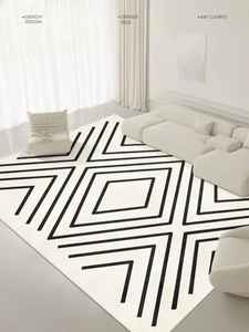 Alfombra moderna superior de alta calidad alfombra de área de marfil copetudo sala de estar, sofá y decoración contemporánea para el hogar alfombra copetuda hecha a mano - Product Image 3