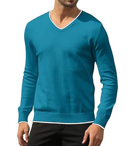 Venta al por mayor de los hombres de manga larga Sudadera con cuello alto Cálido Espesar Diseño Casual Cremallera Diseño para la temporada de otoño - Product Image 2
