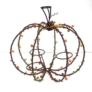 Lujo Rústico Halloween Tealight Metal Decoraciones navideñas - Product Image 1