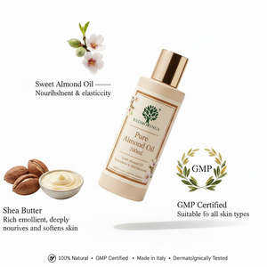 Huile d'amande pure pressée à froid 200 ml RedMoringa's Nourishment Italy, absorption rapide, formule naturelle multi-usage, OEM, marque privée - Product Image 3