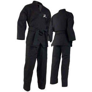 ชุดเทควันโดผ้าฝ้ายคุณภาพสูง ขายดี แห้งเร็ว ระบายอากาศได้ดี น้ำหนักเบา ชุดศิลปะการต่อสู้ - Product Image 1