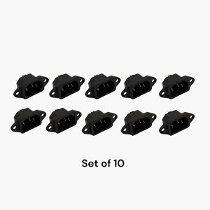 ¡Envío Gratis! Juego de 10 Enchufes Industriales de Pared/Mesa con Tres Orificios, 1 Salida de CA, Estándar CN, Color Negro - Product Image 3