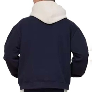 ชุดสเวตเตอร์แบบสวมหัวระบายอากาศได้ดีเป็นมิตรกับสิ่งแวดล้อมชุดวอร์มบล็อกสีตามสั่งสำหรับผู้ชายเสื้อผ้าแนวสตรีท - Product Image 4