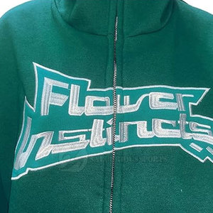 Women's Winter Casual Oversize Pullover Hoodie Custom Logo Printed Fleece Lined <b>Rhinestone</b> Plus Size Hooded 100% Cotton - Product Image 5