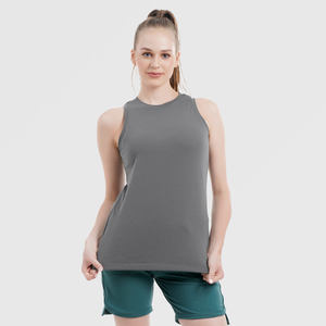 Débardeur d'entraînement personnalisé de vente chaude pour femmes coupe décontractée respirant évacuant la sueur débardeur de sport de gymnastique - Product Image 5