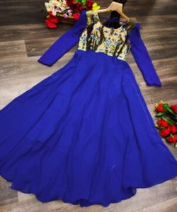 Atractivo algodón oro Zari estampado trabajo listo para usar vestido Festival desgaste precio al por mayor prenda étnica - Product Image 5