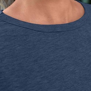 Camisetas Personalizadas de Verano para Mujer, Ecológicas, 100% Algodón, Manga Corta, Estilo Casual, Tallas Grandes, Corte Regular, Color Personalizado - Product Image 5