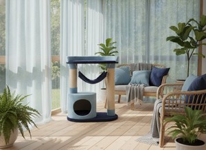 Casa para Gatos Heavenly Juno con Hamaca Acogedora y Relajante - Product Image 6