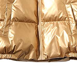 Chaqueta impermeable para hombre invierno brillante acolchado bombardero cálido grueso Puffer chaqueta con capucha para hombre al aire libre - Product Image 6