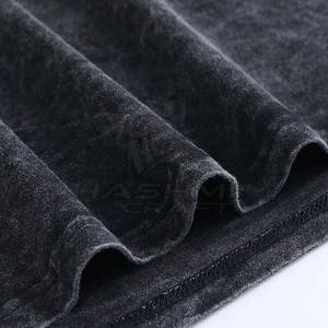 Camiseta Casual con Lavado Ácido para Hombre, Corte Holgado, Estilo Urbano, Tela de Algodón Suave Lavada, Cómoda y a la Moda para Uso Diario - Product Image 5