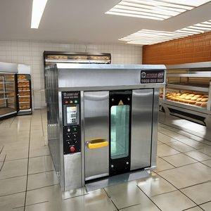 6 Tray Rotary Oven Electric Gas Steam Industrial Bread Baking Oven Large Capacity Easy Operate - Product Image 1