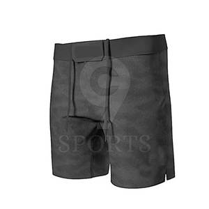 Pantalones cortos de combate MMA de secado rápido personalizados para hombres y mujeres, cintura elástica, ropa deportiva de entrenamiento BJJ No Gi informal sólida, fabricante OEM - Product Image 1