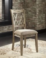 Chaise de salle à manger traditionnelle en bois de manguier massif, style chêne indien, avec revêtement amovible, finition vieillie, mobilier de luxe antique pour la maison