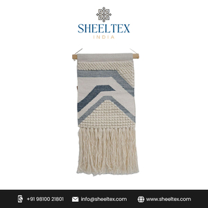 Tenture murale en coton tissé à la main de style design moderne nouvelle collection pour la décoration murale d'un hôtel à la maison - Product Image 2