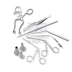 Ensembles d'instruments ORL avec logo personnalisé de haute qualité Dernière conception Source d'alimentation manuelle Instruments chirurgicaux à base d'acier inoxydable pour - Product Image 3