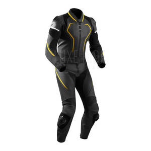 Costume en cuir de course de moto de conception supérieure de qualité sur mesure pour hommes combinaison en cuir de moto - Product Image 4