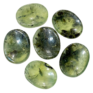 Precio al por mayor Prehnite Thumb Worry Stone Cristal tallado natural Worry Stone Ágata Potente piedra preciosa curativa Worry Stone - Product Image 1