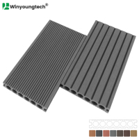 Planches de terrasse en composite bois-plastique (WPC) pour extérieur