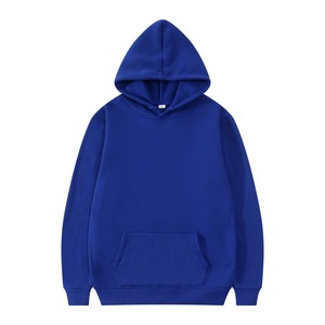 Wholesale Price Breathable Material Solid Color Men Hoodies Styles Casual Hooded Sweatshirts Customize Your Own Logo - Product Image 2
