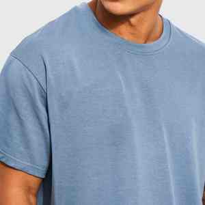 Camiseta cuadrada de hombre con estampado personalizado directo de fábrica 100% algodón diseño transpirable mejor calidad directo de Pakistán - Product Image 3