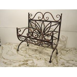 Porta Revistas de Metal Forjado, Tipo Vertical, Color Personalizado, Moderno, Ajustable, Multifuncional para Oficina en Casa - Product Image 1