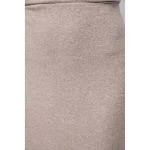 กระโปรงพลีทสไตล์วินเทจลำลอง ผ้าถักเนื้อนุ่ม ไซส์ XS ลายพิมพ์ตกแต่ง ขอบเอวระบาย ดูเป็นธรรมชาติ เหมาะสำหรับฤดูใบไม้ผลิและฤดูใบไม้ร่วง - Product Image 4